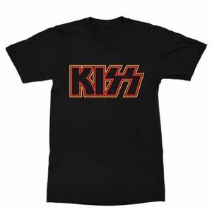 Kiss Black and Red Logo T-Shirt